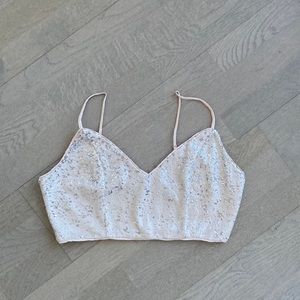 Forever 21 Sparkle Crop Top - Size Medium